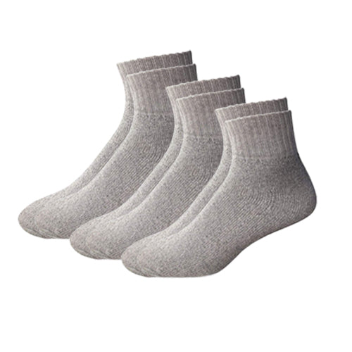 Ankle Socks 3-Pair Pack Grey
