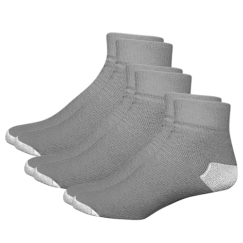 Ankle Socks 3-Pair Pack Grey/White