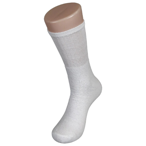 Full Cushion Crew Socks (2-Pair Pack) White