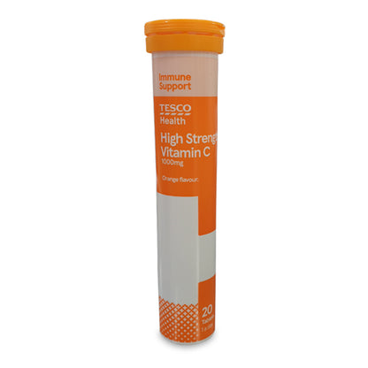 Tesco High Strength Soluble Vitamin C 1000mg 20s