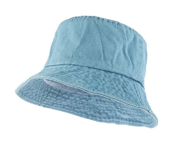 Denim Bucket Hat Light Blue