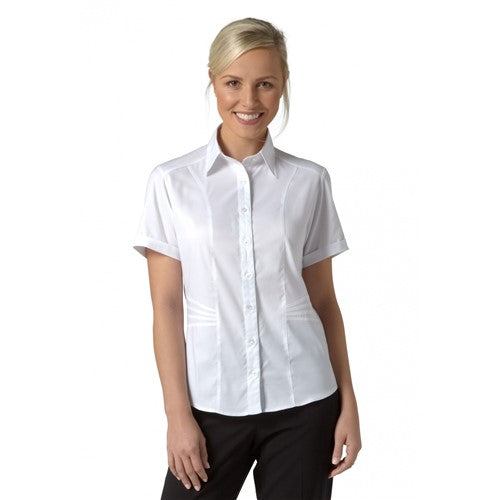 Vortex Short Sleeve Work Shirt Annabel White