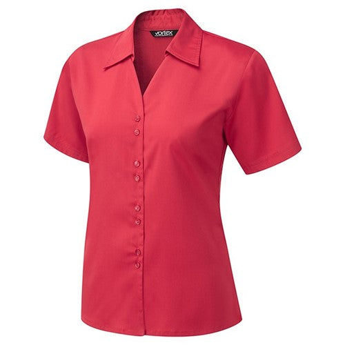 Vortex Short Sleeve Work Shirt Freya Red