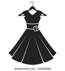 Voile & Lace Dress Red/Black