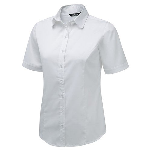 Vortex Short Sleeve Work Shirt Katy White
