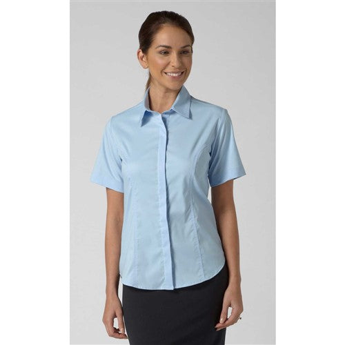 Vortex Short Sleeve Work Shirt Zoe Sky Blue